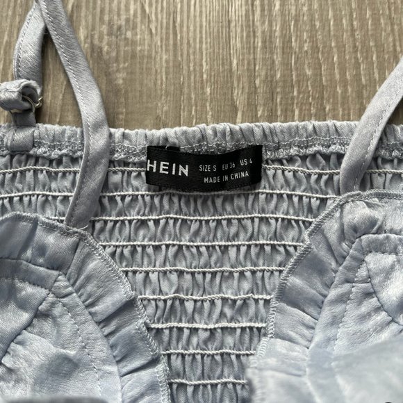 Frill Trim Lace Up Front Cami Top - Picture 3 of 6